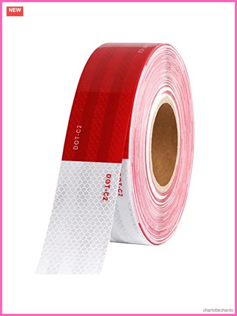 DOT-C2 Reflective Safety Tape 2in x 160ft Waterproof High Visibility